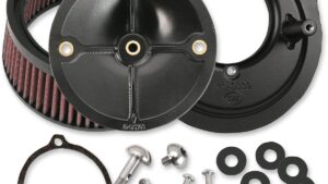 S&S CYCLE Super Stock™ Stealth Air Cleaner Kit - Black