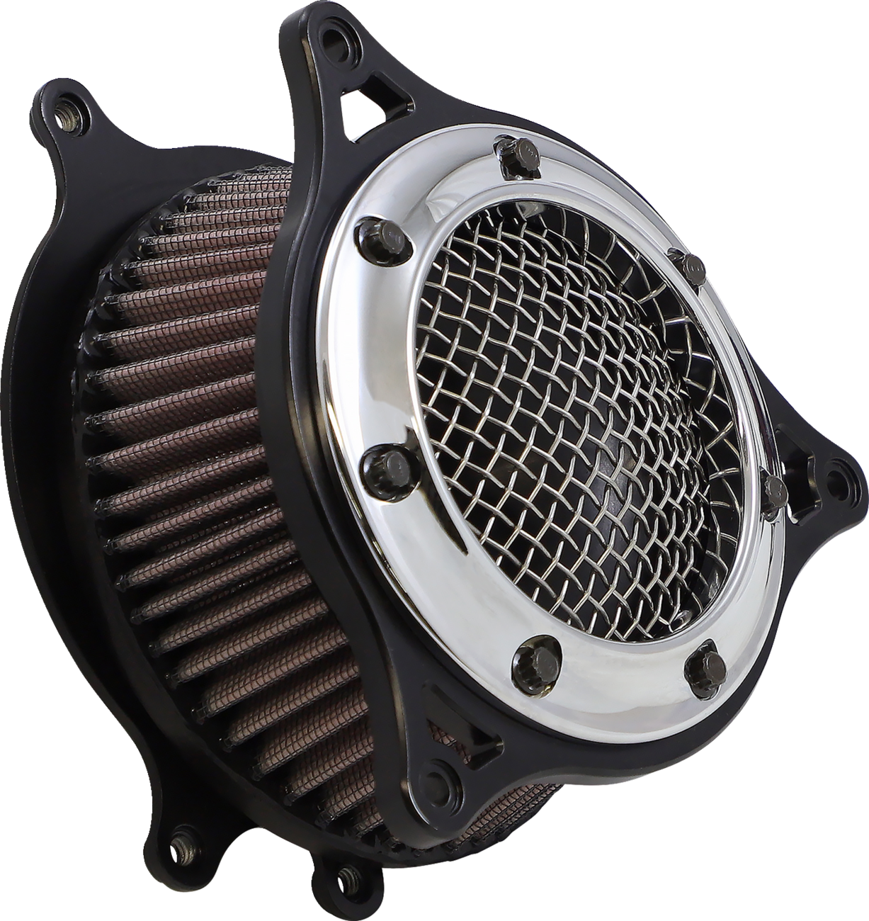 COBRA RPT Air Intake Kit - Chrome/Black - Softail