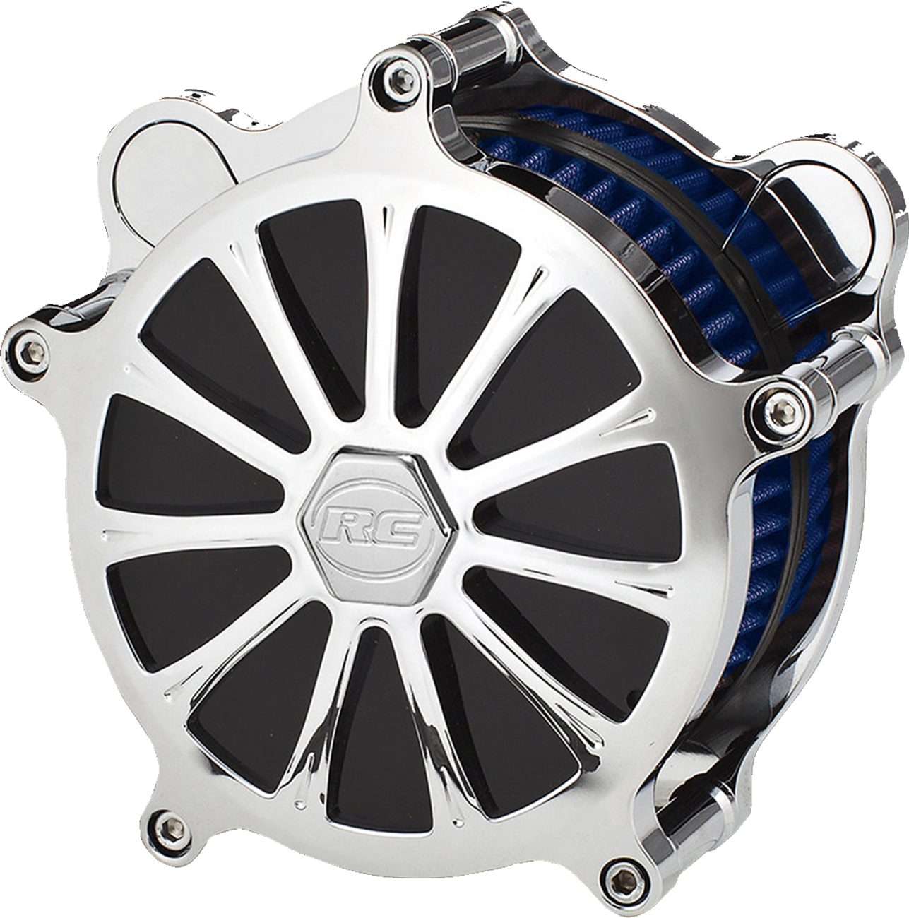 RC COMPONENTS Airstrike Air Cleaner - Chrome