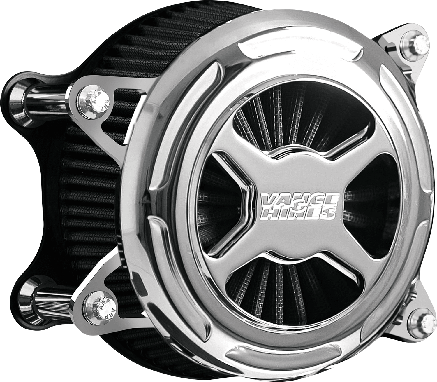 PERFORMANCE MACHINE (PM) Vintage Air Cleaner - Chrome - Image 2