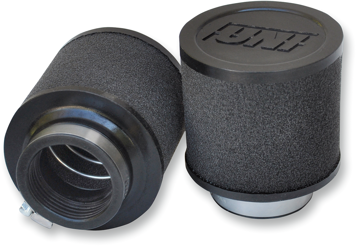 UNI FILTER High-Flow Street Bike Air Filters - Universal - 1-1/4" - 1-1/2" ID