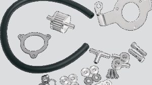 DRAG SPECIALTIES Crankcase Breather with Support Bracket Kit - Dyna/Softail/Touring/Trike