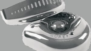 S&S CYCLE Slasher Air Cleaner Cover - Chrome