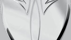 BARON Replacement BAK Air Cleaner Cover - Pinstripe - Chrome