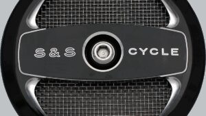 S&S CYCLE Air Cleaner Cover - Air 1 - Black