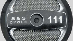 S&S CYCLE Stealth Air Cleaner Cover - Black - 111"