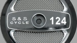 S&S CYCLE Stealth Air Cleaner Cover - Black - 124"