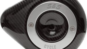 S&S CYCLE Air Cleaner Cover - Mini Teardrop - Carbon Fiber