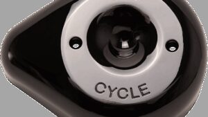 S&S CYCLE Air Cleaner Cover - Teardrop - Black