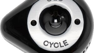 S&S CYCLE Air Cleaner Cover - Slasher - Black