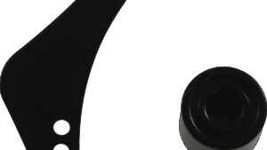 ARLEN NESS Replacement Breather Bolt Cover Plate - Inverted/Method/Clear Tear/Sidekick - Left - Black