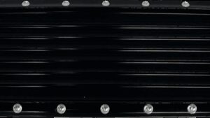 COVINGTONS Air Cleaner Cover Insert - Dimpled - Black