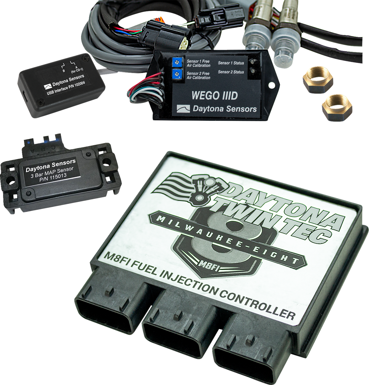 DAYTONA TWIN TEC LLC Fuel Injection Electronic Control Module Kit with 3 BAR Manifold Absolute Sensor - '18-'20 Softail