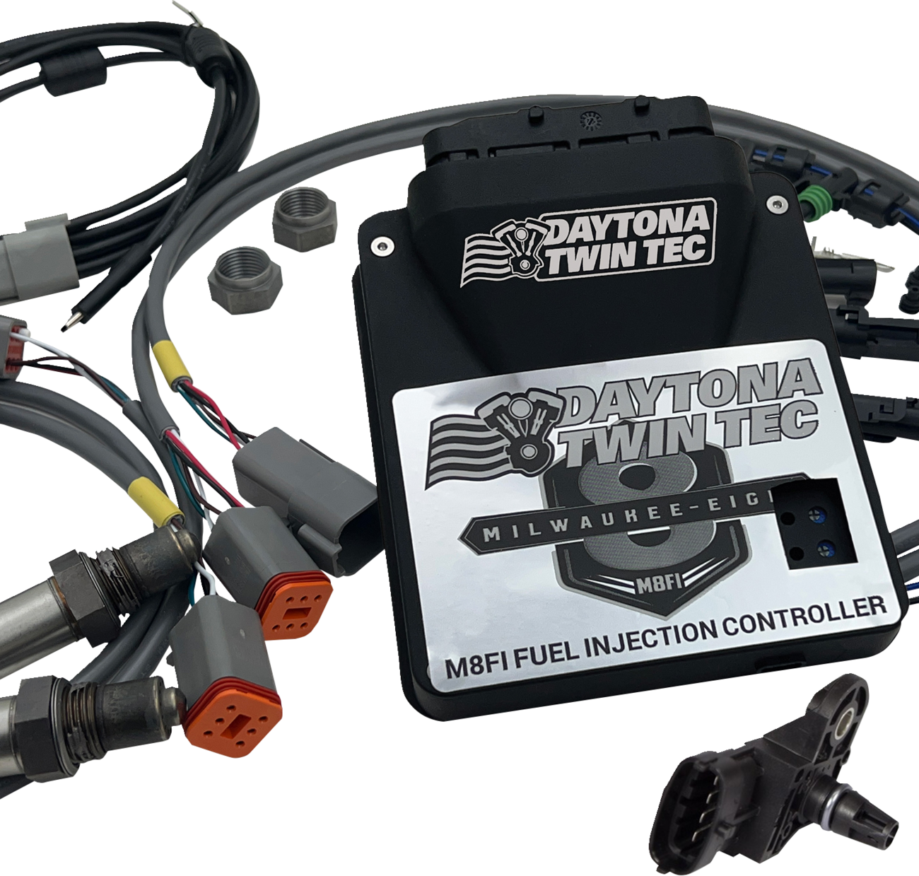 DAYTONA TWIN TEC LLC Auto-tune Electronic Fuel Injection Control Module Kit with 2 BAR Manifold - M8 Softail
