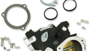 S&S CYCLE Throttle Hog Cable Operated Throttle Body Kit - Black - 58 mm - 124" Engine