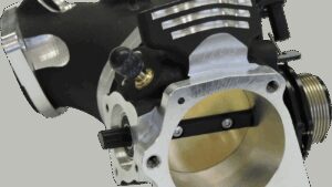 HORSEPOWER, INC Big Bore Throttle Body - Black - 55 mm - Twin Cam