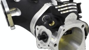 HORSEPOWER, INC Big Bore Throttle Body - Black - 51 mm - Twin Cam
