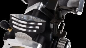 HORSEPOWER, INC Big Bore Throttle Body - Black - 51 mm - Twin Cam