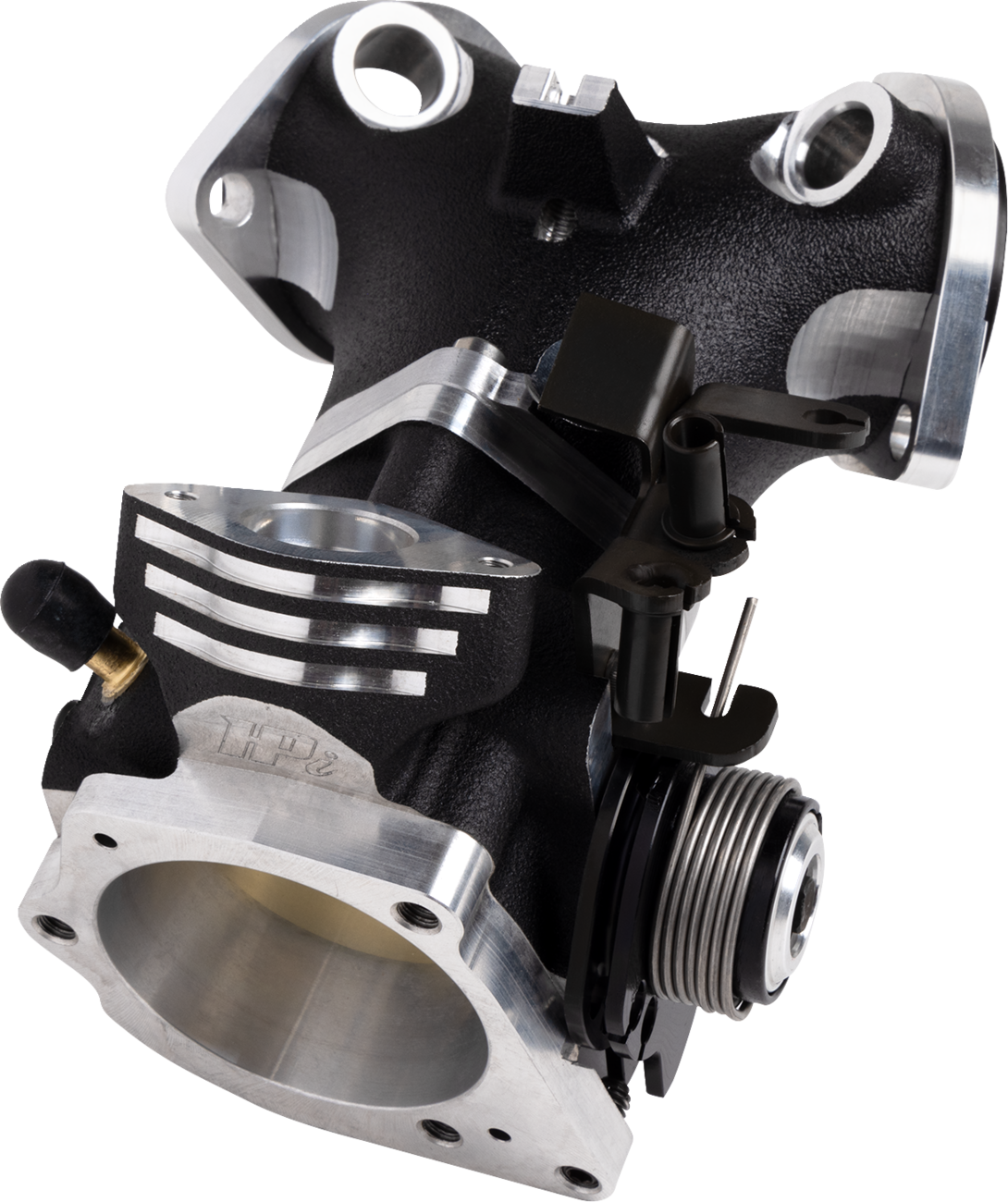 HORSEPOWER, INC Big Bore Throttle Body - Black - 51 mm - Twin Cam