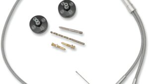 MOOSE OFFROAD Carburetor Cap Kit - Black - Yamaha