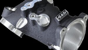 S&S CYCLE CNC-Ported 55 mm Intake Manifold - M8 - 55 mm - Black