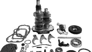 BAKER DRIVETRAIN Direct Drive Gear Set - 6-Speed - Black