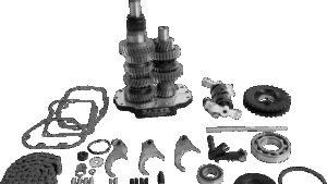 BAKER DRIVETRAIN Direct Drive Gear Set - 6-Speed - Black