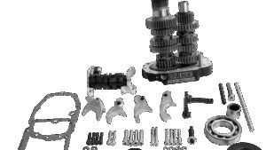BAKER DRIVETRAIN 6-Speed Gear Set - Black