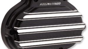 ARLEN NESS Transmission Side Cover - Cable - Black - Big Twin