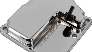 TRASK CheckM8™ Vented Transmission Top Cover - Chrome