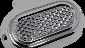 COVINGTONS Transmission Side Cover - Diamondback - Chrome