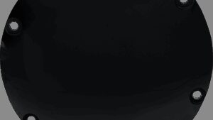 DRAG SPECIALTIES Derby Cover - Gloss Black - 6 Hole - '04-'22 Sportster