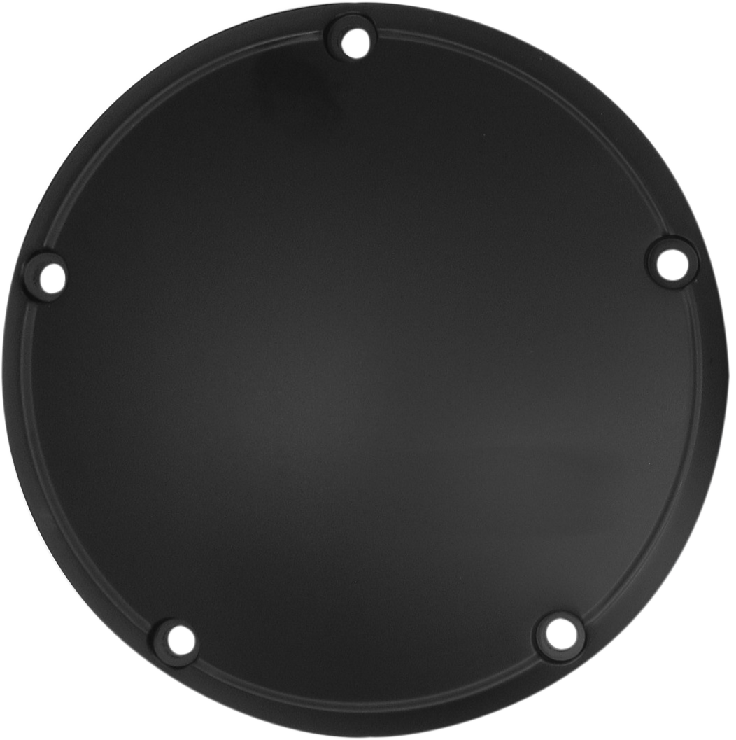 DRAG SPECIALTIES Derby Cover - Satin Black - 5 Hole - '99-'18 Big Twin