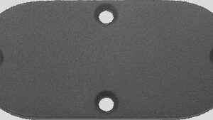 DRAG SPECIALTIES Inspection Cover - Wrinkle Black