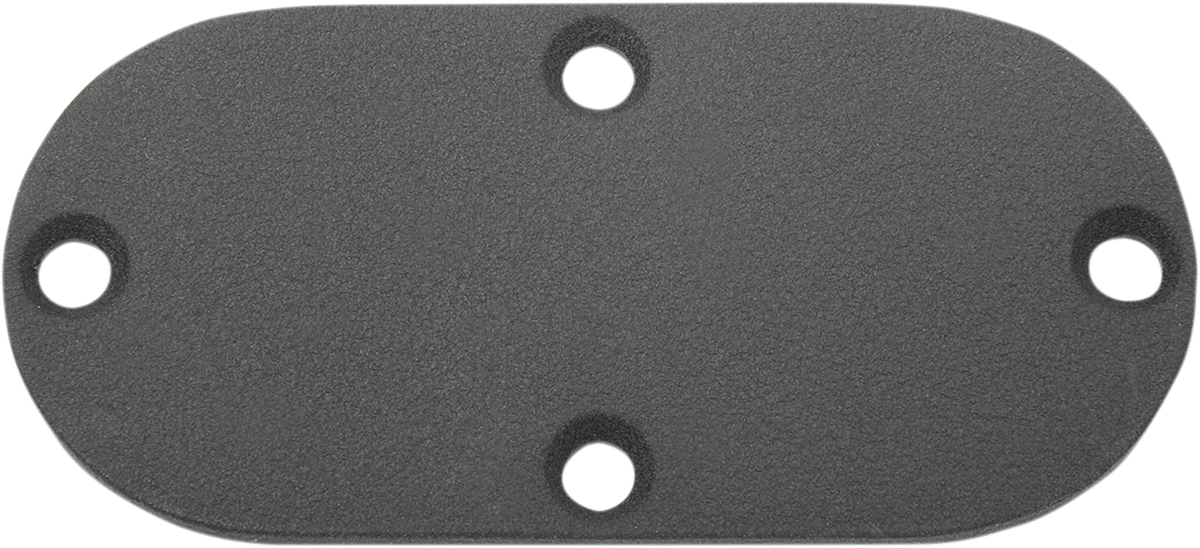 DRAG SPECIALTIES Inspection Cover - Wrinkle Black