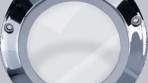 BARNETT Derby Cover - Chrome/Clear - '07-'18 Big Twin