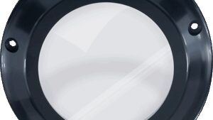 BARNETT Derby Cover - Black/Clear - '07-'18 Big Twin