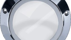 BARNETT Derby Cover - Chrome/Clear - '99-'06 Big Twin