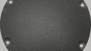 DRAG SPECIALTIES Derby Cover - Wrinkle Black - 6 Hole - '04-'22 Sportster