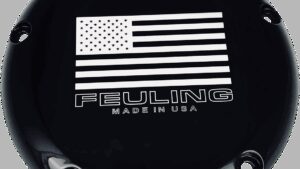 FEULING PARTS American Derby Cover - Black - Twin Cam