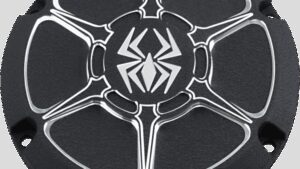 REKLUSE Derby Cover - Wrinkle Black - Sportster