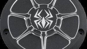 REKLUSE Derby Cover - Wrinkle Black - Touring/Trike