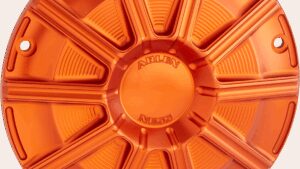 ARLEN NESS 10-Gauge Derby Cover - Orange - Touring/Trike
