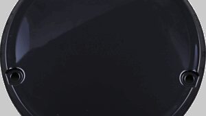 DRAG SPECIALTIES Derby Cover - Gloss Black - 5 Hole - '18-'25 Softail