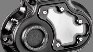 PERFORMANCE MACHINE (PM) Transmission Cover - Black Ops™ - Hydraulic - Touring