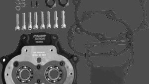 BAKER DRIVETRAIN Transmission Door Assembly - Wrinkle Black