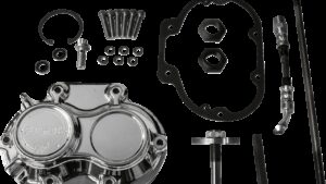 BAKER DRIVETRAIN Transmission Side Cover - Hydraulic - M8 - Polish