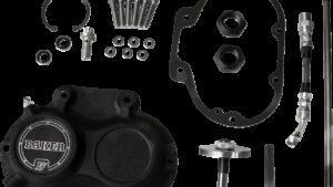 BAKER DRIVETRAIN Transmission Side Cover - Hydraulic - M8 - Black
