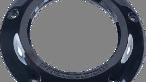 BARNETT Derby Cover - Clear Black - M8 Softail