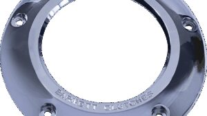 BARNETT Derby Cover - Clear Chrome - M8 Softail